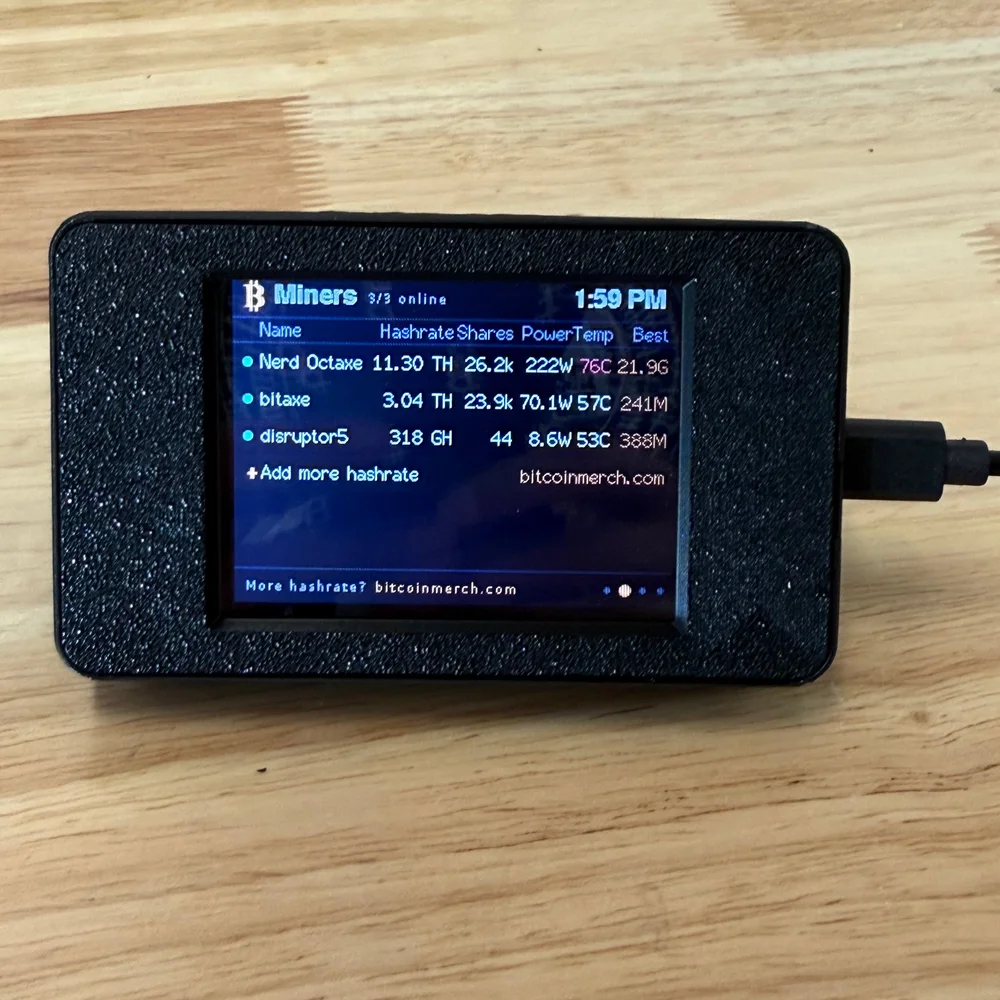 AxeDash: Desktop Display for Your Bitaxe Miners - thumbnail 3
