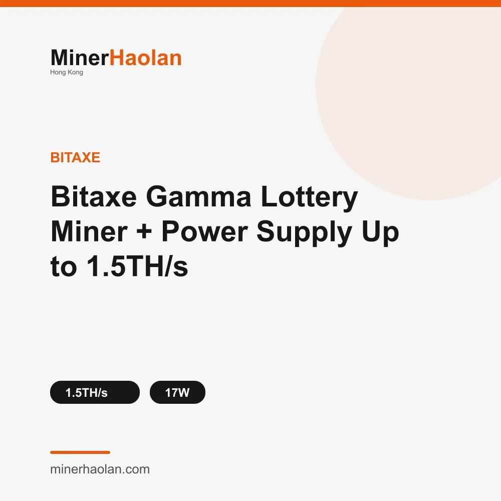 Bitaxe Gamma Lottery Miner + Power Supply Up to 1.5TH/s - thumbnail 2