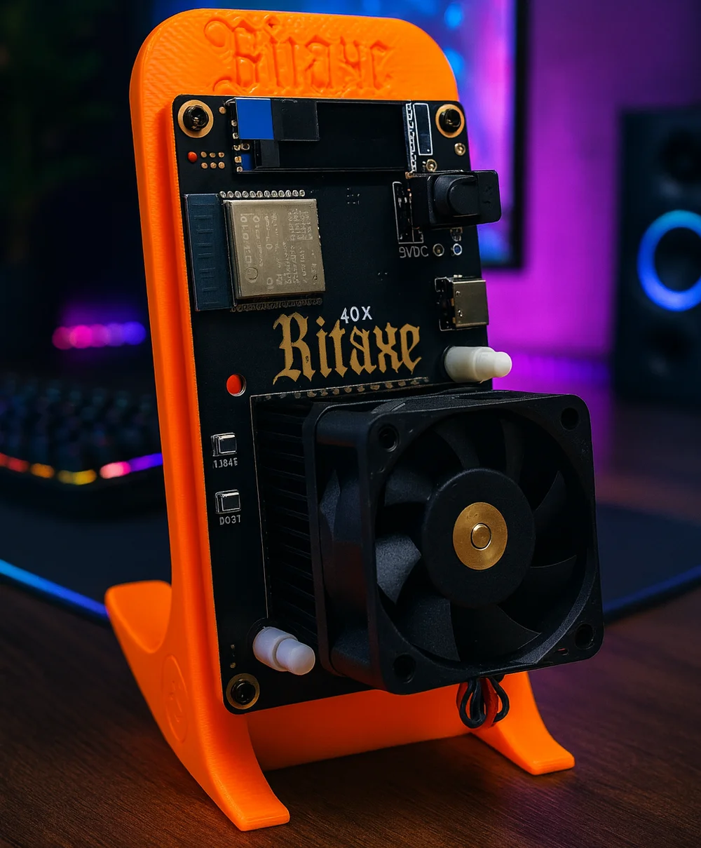 Bitaxe Ultra 1366 + Power Supply Bitcoin Miner 425GH/s+
