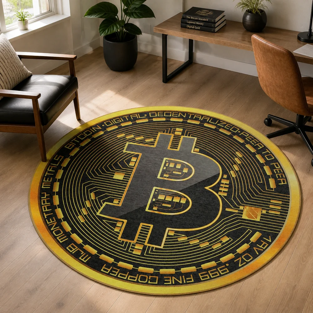 MinerHaolan Bitcoin 6' Rug - View 1