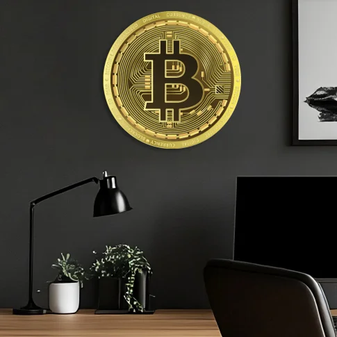 MinerHaolan Bitcoin Crypto UV-Coated Metal Sign - thumbnail 2