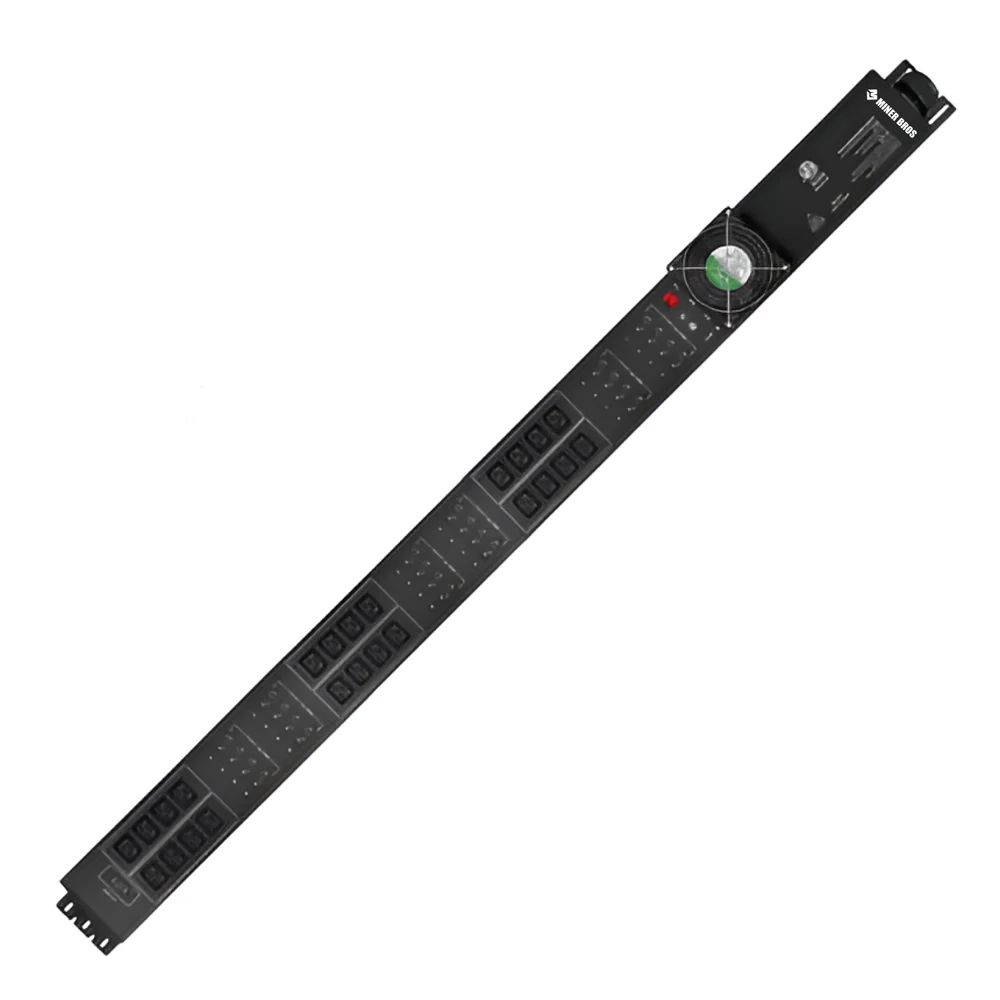 MinerHaolan CMB24P 160A 3-Phase Crypto Mining PDU 380-415V, 24 C19 Outlets - View 1
