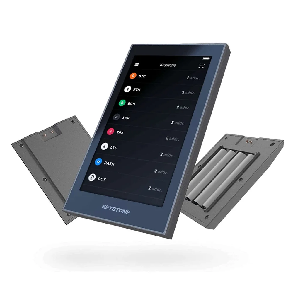 MinerHaolan Cobo Vault Pro (Keystone Pro) Hardware Wallet 4" Inch Screen, Fingerprint Sensor - View 1