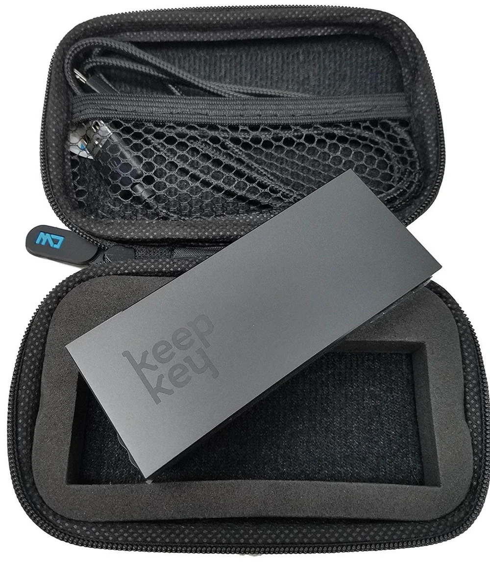 MinerHaolan CW Carrying Case with Zipper for Keepkey Bitcoin Hardware Wallets, Safely Store Your Cryptocurrency Wallets and Secure From Damage (Keepkey Case) - thumbnail 2