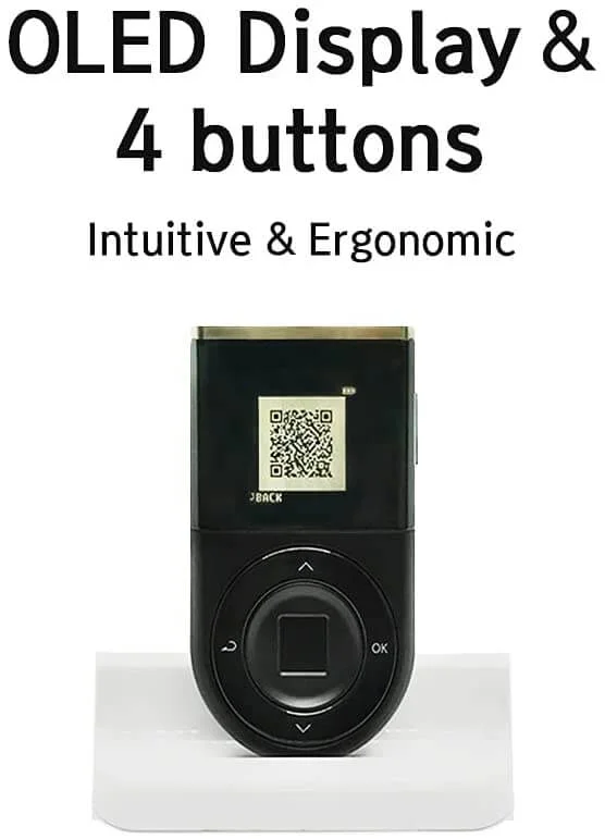 MinerHaolan D'CENT Biometric Bluetooth Cryptocurrency Hardware Wallet - thumbnail 3