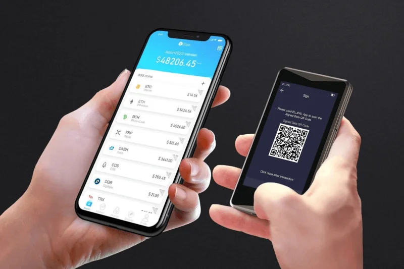 ELLIPAL TITAN Cryptocurrency Cold Hardware Wallet - Gold - thumbnail 3