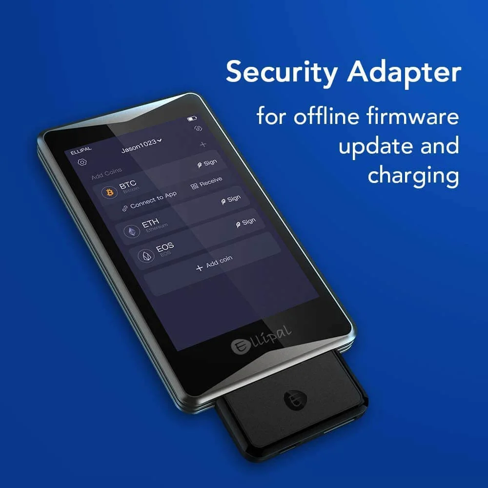 ELLIPAL TITAN Cryptocurrency Cold Hardware Wallet  - Grey - thumbnail 3