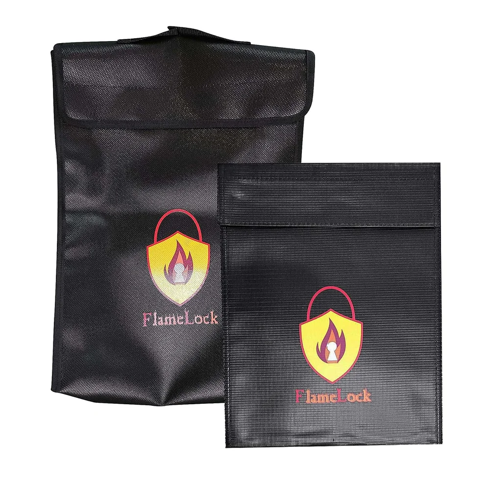 MinerHaolan Fiberglass Fireproof Bag for Wallets, Seed Key Phrase Backup etc. - View 1