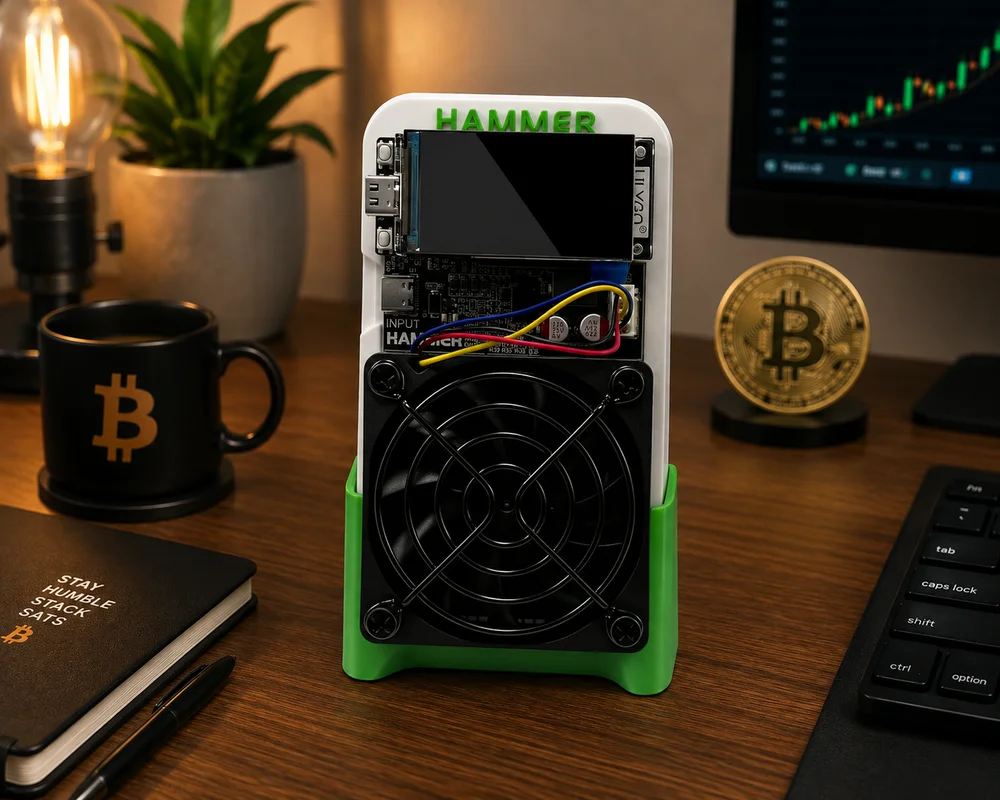 Hammer Miner BC01 1.5TH/s Bitcoin Miner w/ Power Supply
