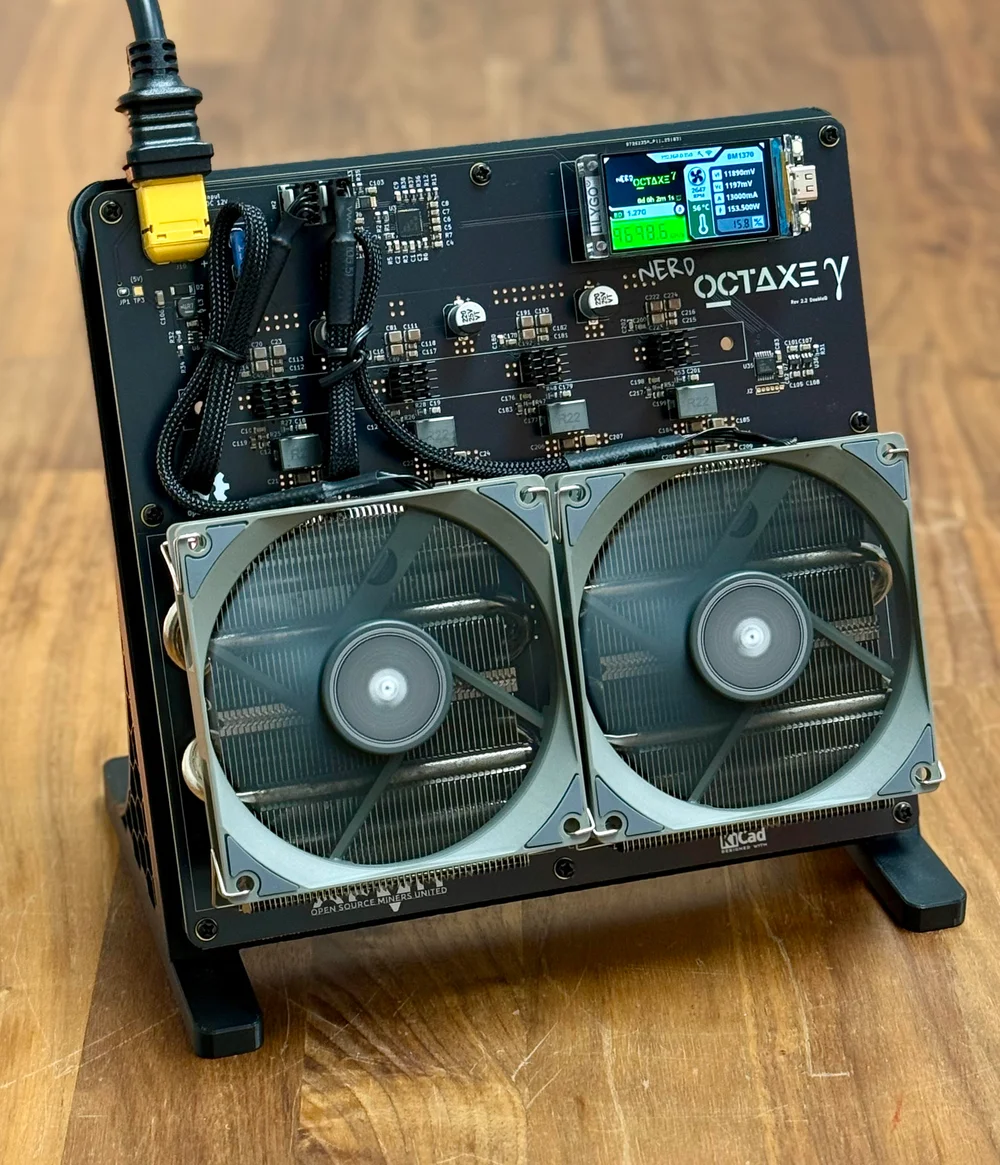 NerdOCTaxe 9-12TH/s BTC Miner w/ Power Supply