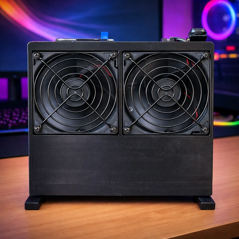 NerdMiner NerdOCTaxe 9-12TH/s BTC Miner w/ Power Supply - thumbnail 3