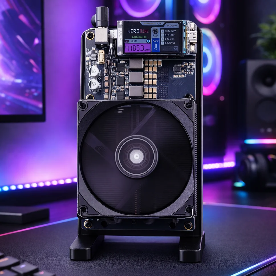 NerdMiner NerdQAxe + 2.4TH/s BTC Miner