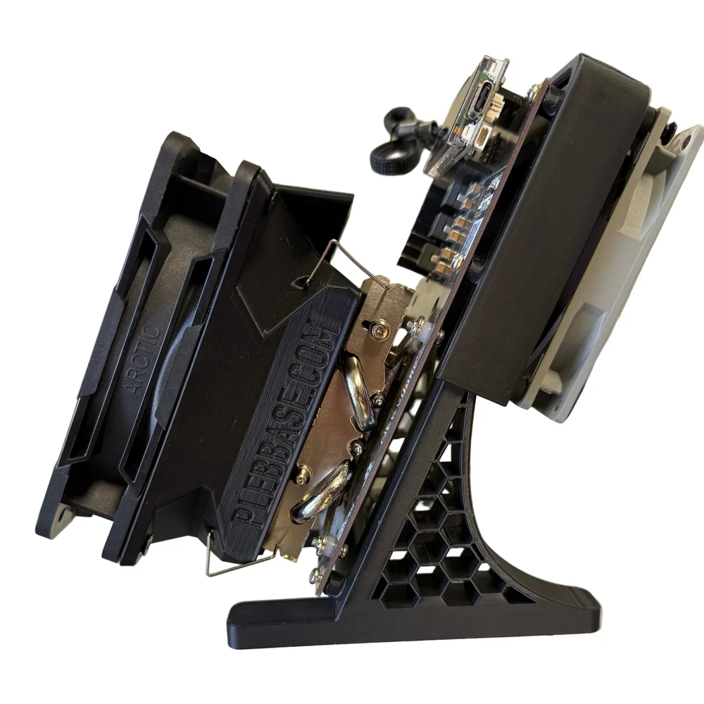 NerdMiner NerdQaxe++ 120mm Performance Air-Cooling Upgrade Kit - thumbnail 2