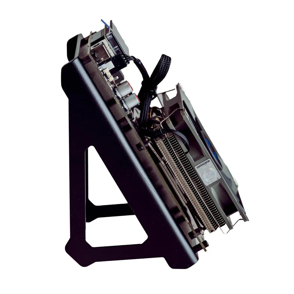 NerdMiner NerdQAxe++ Coated Aluminium Stand - thumbnail 3