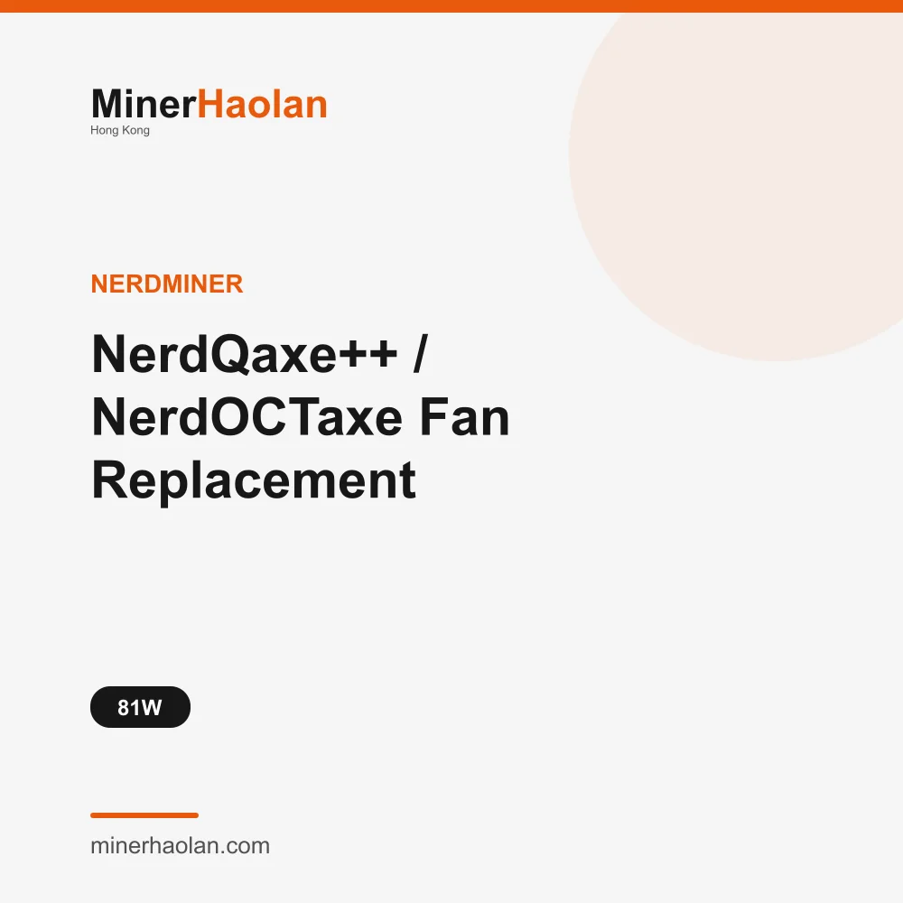 NerdMiner NerdQaxe++ / NerdOCTaxe Fan Replacement - thumbnail 3