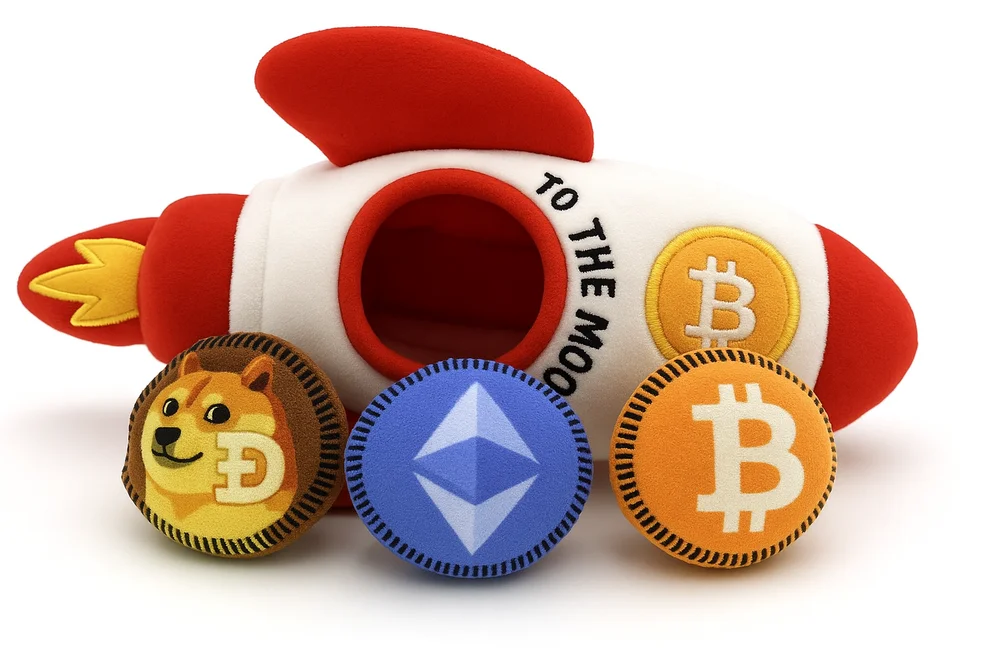 MinerHaolan Plush Squeaky Crypto Dog Toy - View 1