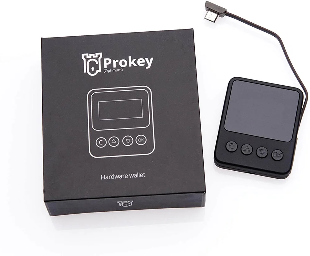 MinerHaolan Prokey Optimum Cryptocurrency Cold Storage Hardware Wallet - thumbnail 2