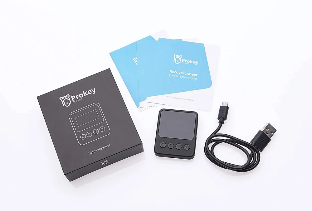 MinerHaolan Prokey Optimum Cryptocurrency Cold Storage Hardware Wallet - thumbnail 3