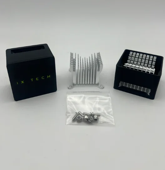 Silver Heatsink IX TECH for Bitaxe - thumbnail 3